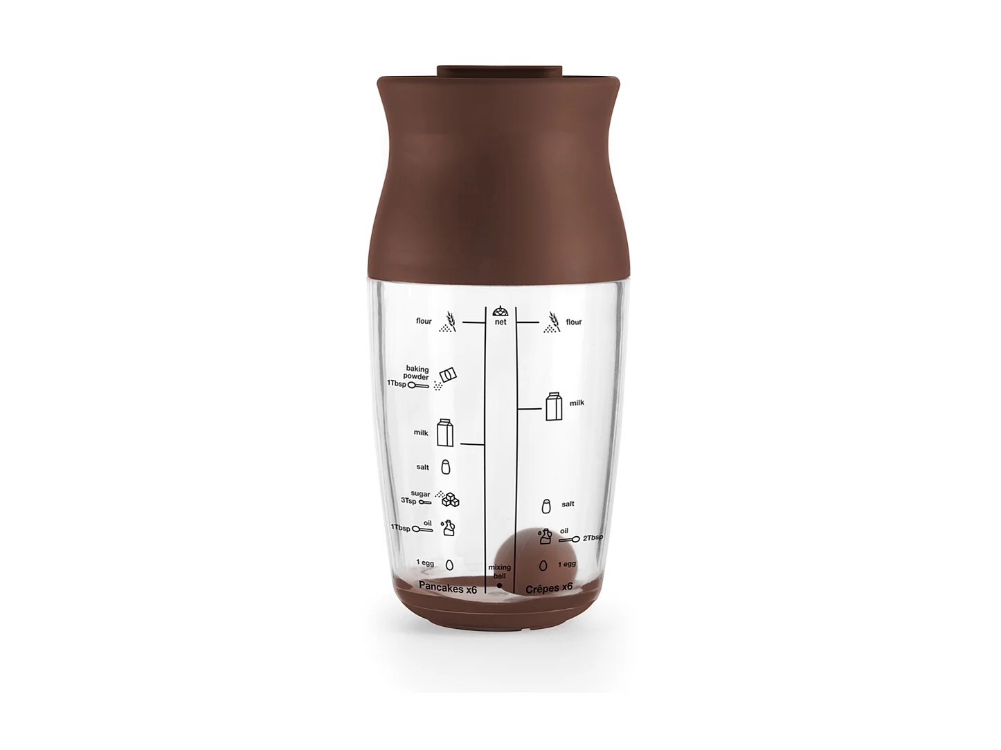 Shaker pour crêpes et gâteaux