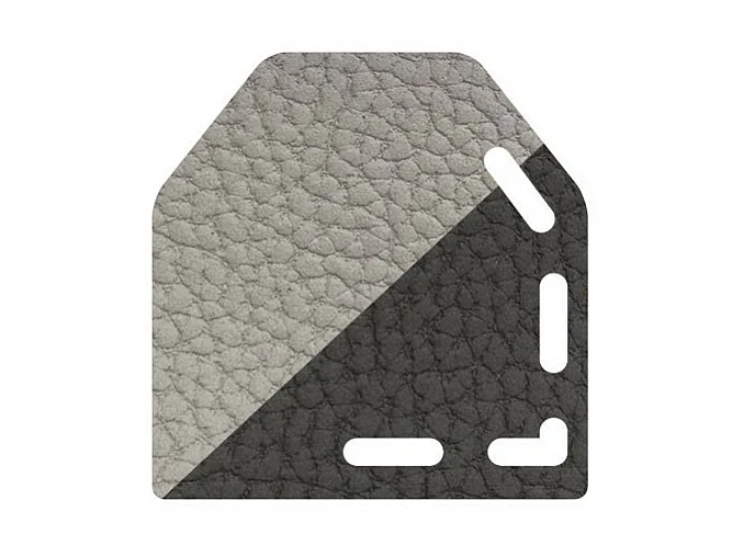 Canapé 2 places Relax électrique Gris Perle/Plomb - PLICY