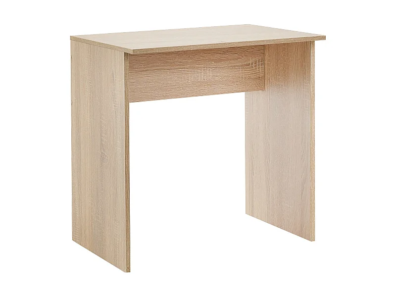 Meuble du bureau, table de bureau en bois coloris chêne cambrian - L. 72 x P. 52 cm