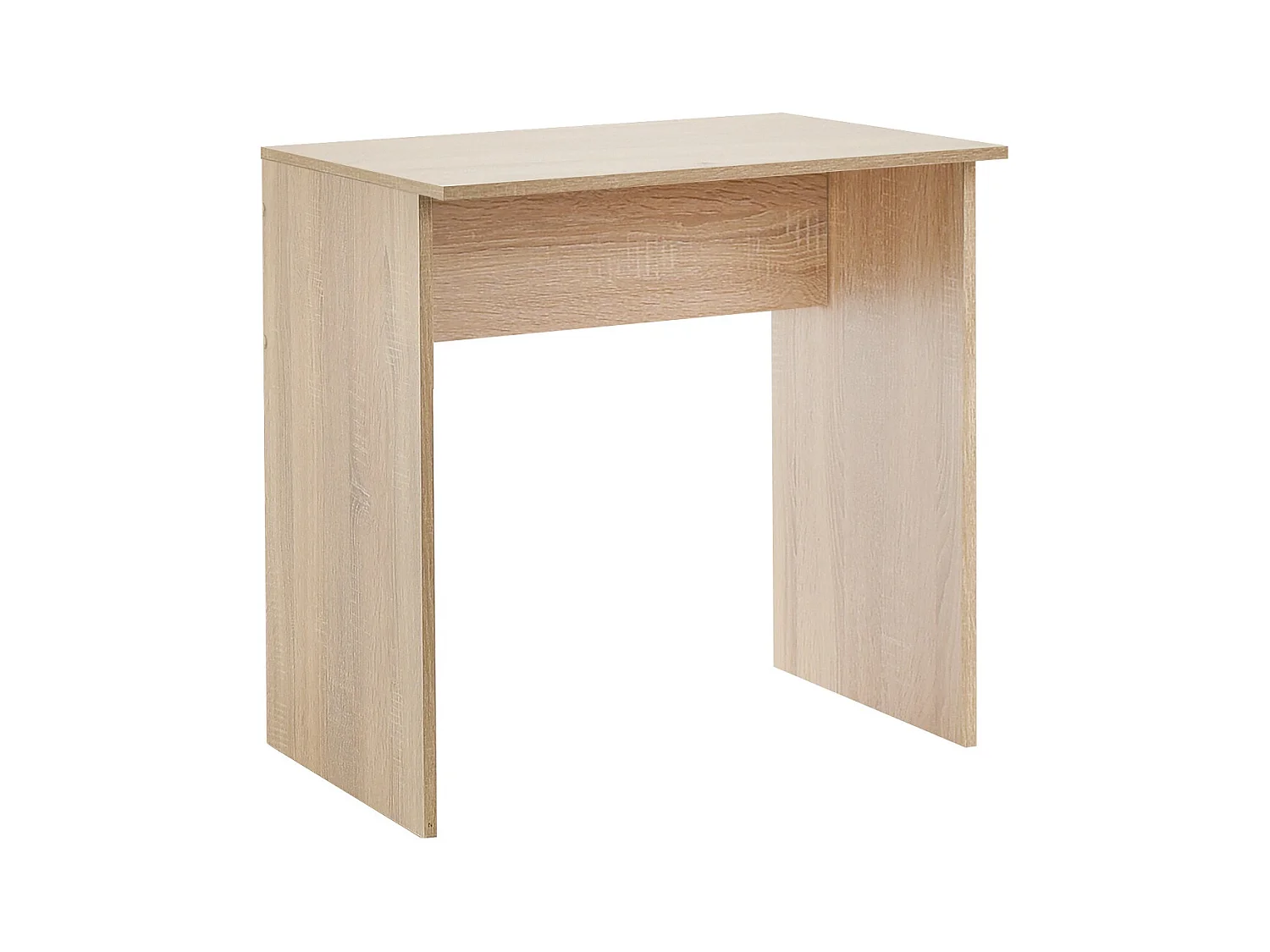 Meuble du bureau, table de bureau en bois coloris chêne cambrian - L. 72 x P. 52 cm