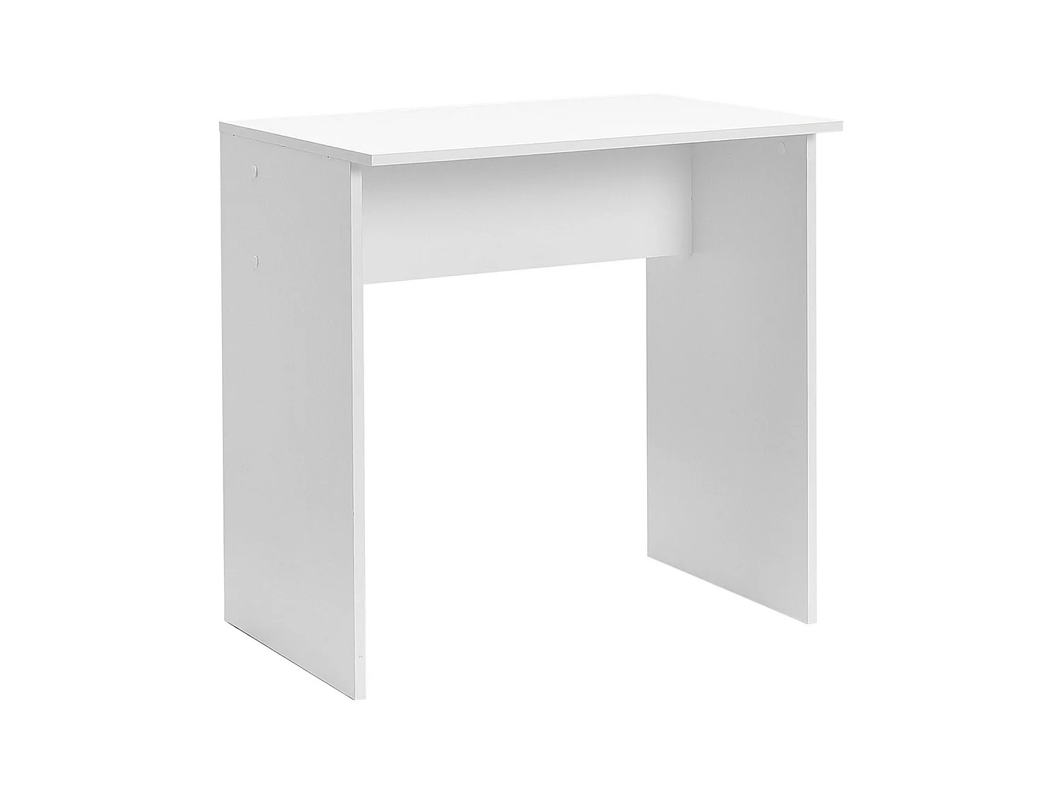 Meuble du bureau, table de bureau en bois coloris blanc - longueur 72 x profondeur 52 cm