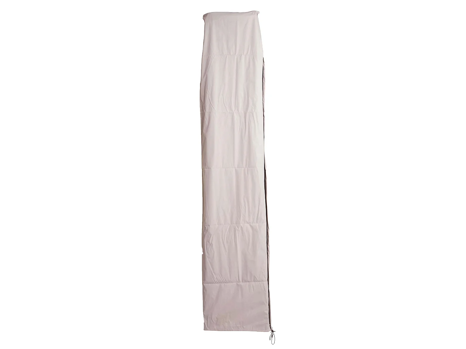 Housse de protection HWC pour parasol jusqu'à 3,5 m, housse avec fermeture éclair - gris crème