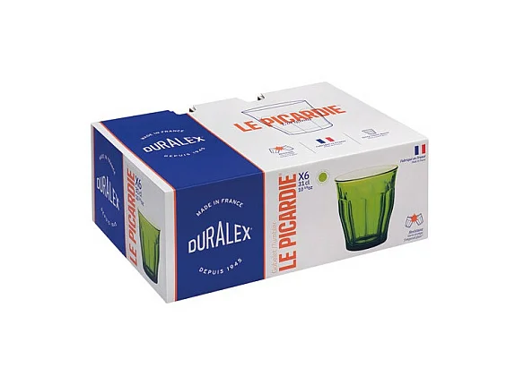 Picardie Vert Gobelet 31 cl x6 Duralex