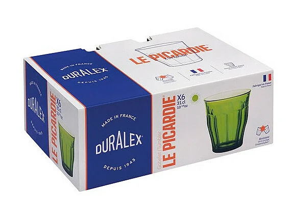 Picardie Vert Gobelet 31 cl x6 Duralex