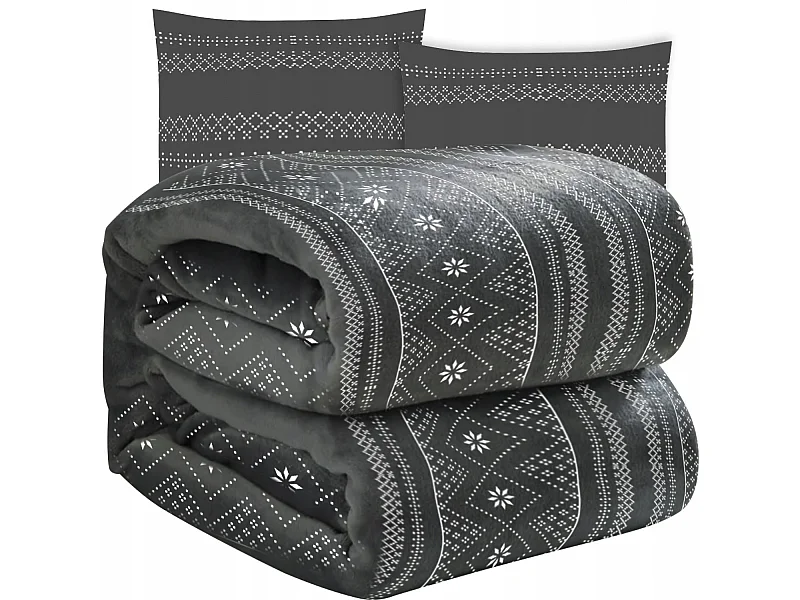 Ensemble Couvre-lit + taies d'oreiller 160 cm x 200