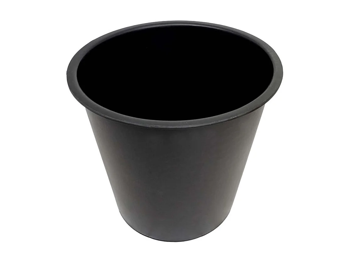 Lot de 2 jardinières HWC-L24 - pot de plantes pot de fleurs jardinière - ronde carrée Outdoor acacia bois MVG marron