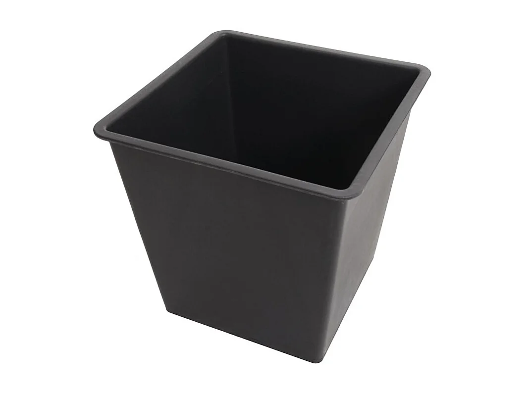 Lot de 2 jardinières HWC-L24 - pot de plantes pot de fleurs jardinière - ronde carrée Outdoor acacia bois MVG marron