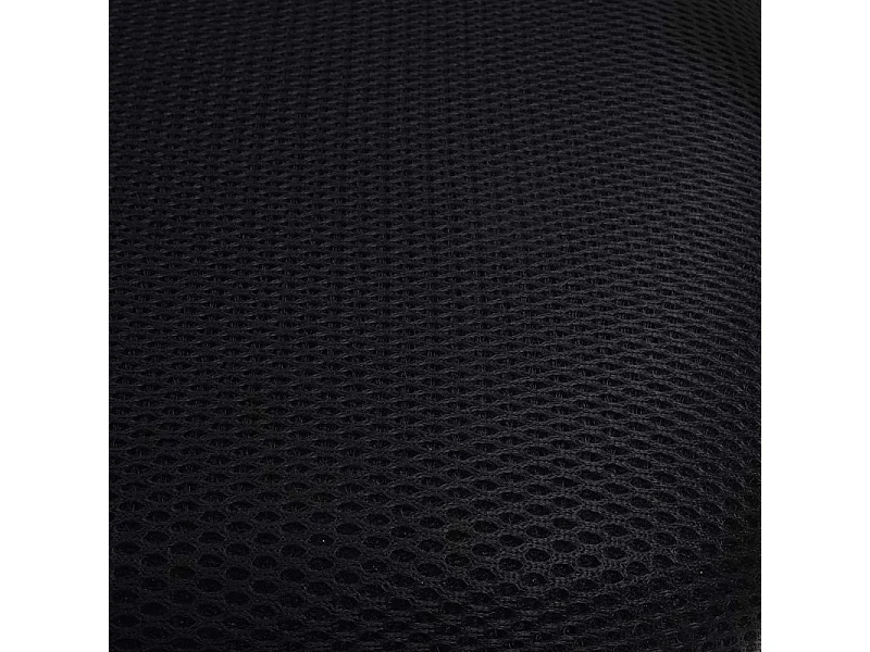 Lot de 2 chaises de conférence HWC-K51, chaise visiteur piétement luge, charge max. 150 kg tissu/textile - noir