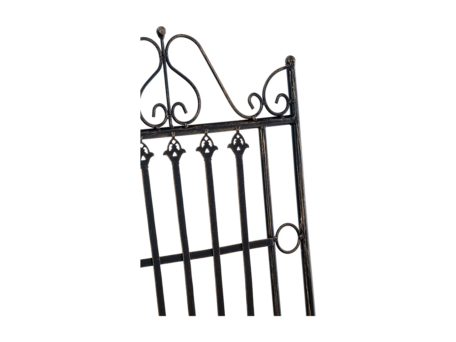 Lot de 2  Chaises de jardin - Métal & Métal - Bronze - Sadao