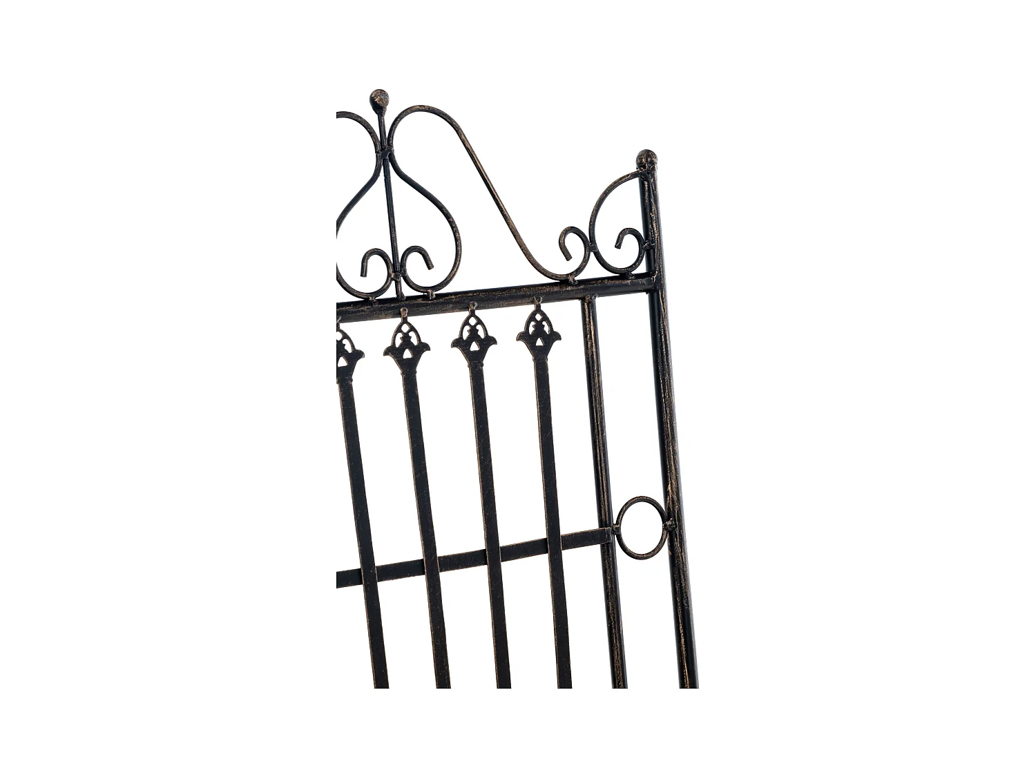 Lot de 2  Chaises de jardin - Métal & Métal - Bronze - Sadao