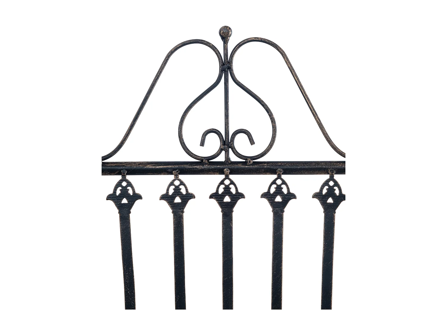 Lot de 2  Chaises de jardin - Métal & Métal - Bronze - Sadao