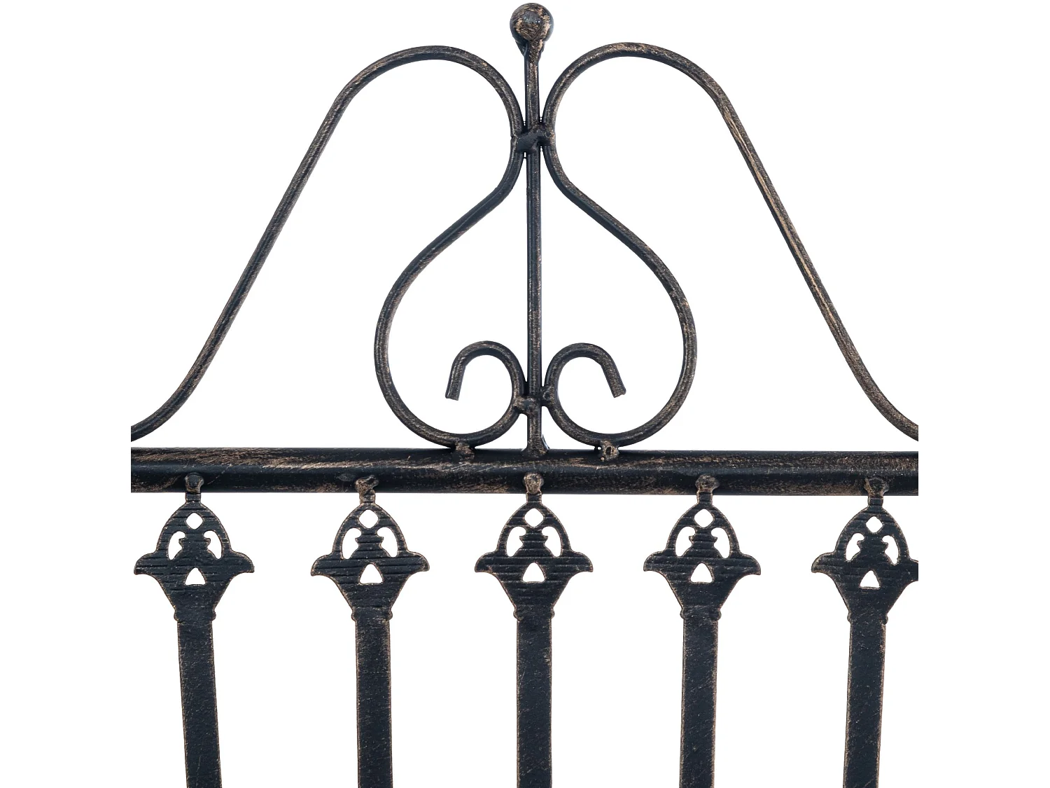 Lot de 2  Chaises de jardin - Métal - Bronze - Sadao