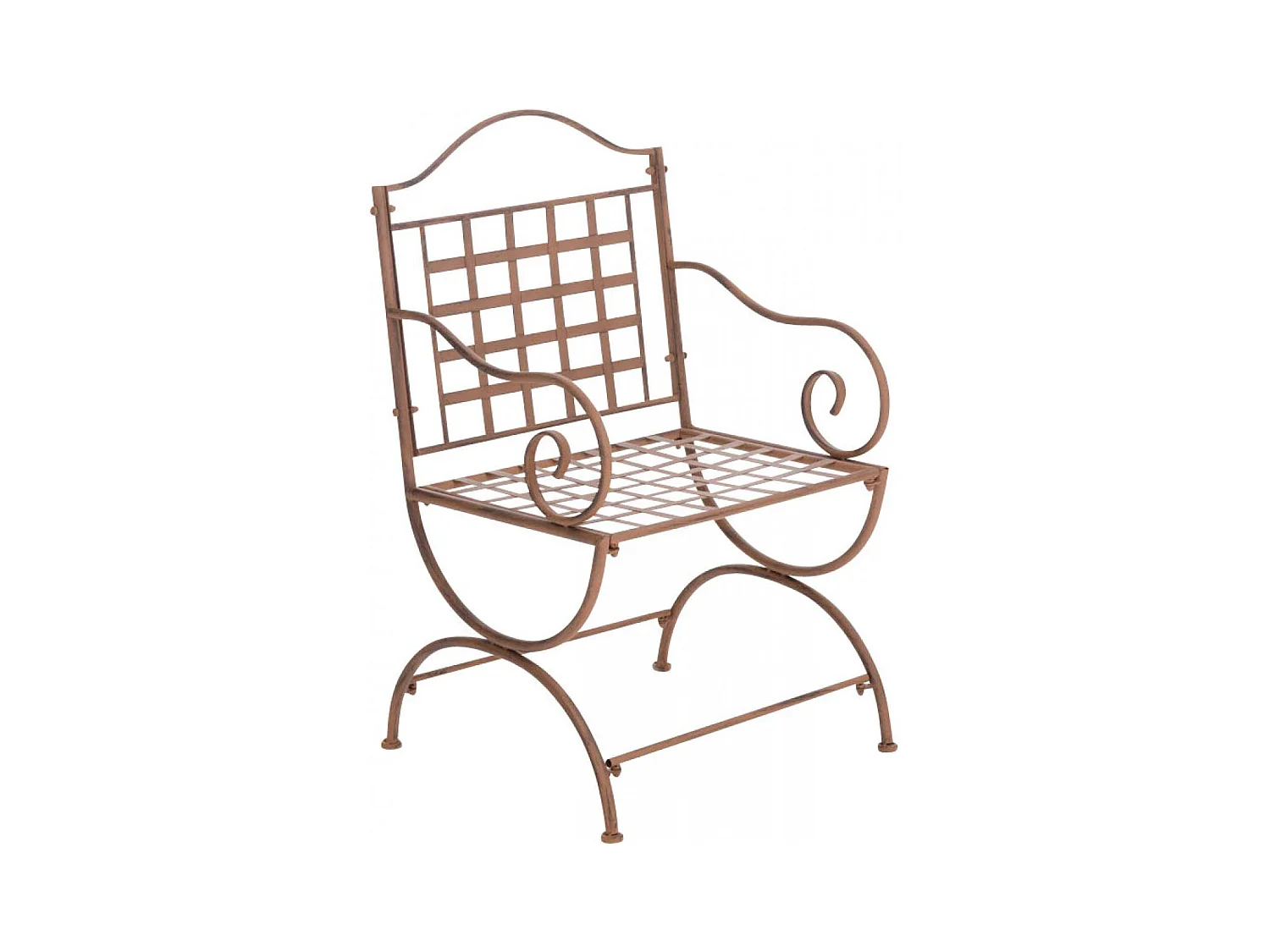 Chaises de jardin - Métal - Marron antique - Lotta