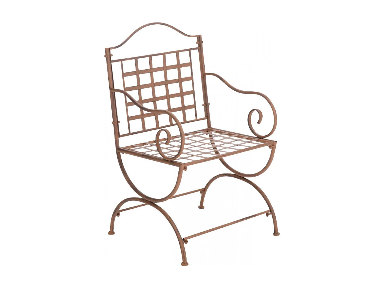 Chaises de jardin - Métal - Marron antique - Lotta