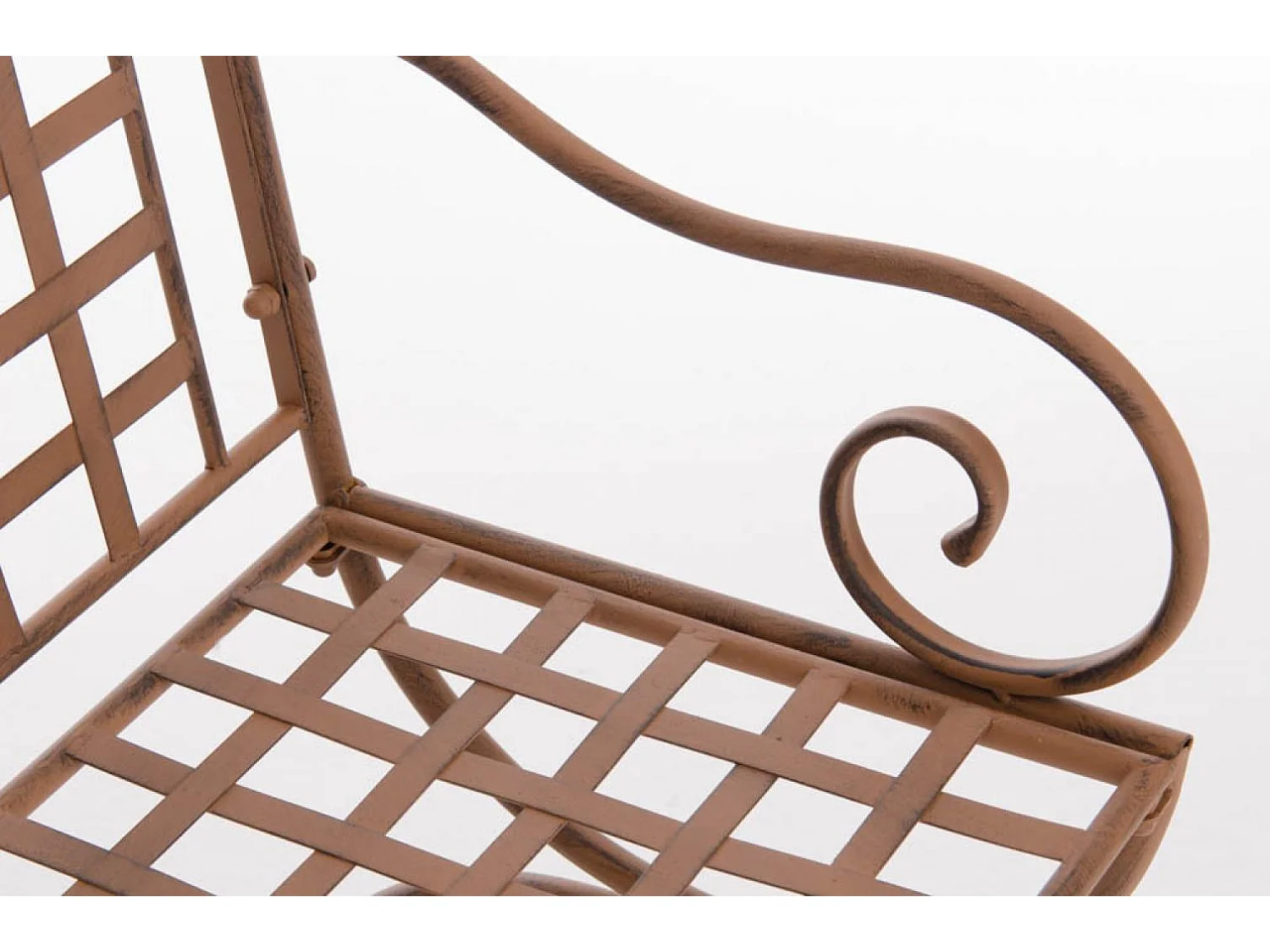 Chaises de jardin - Métal - Marron antique - Lotta