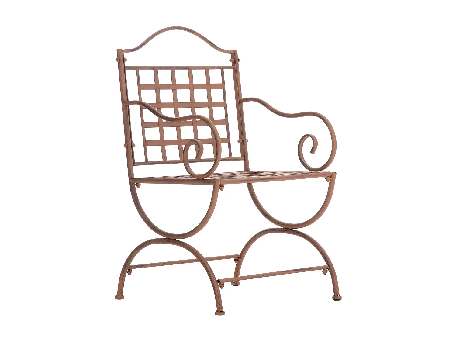 Chaises de jardin - Métal - Marron antique - Lotta