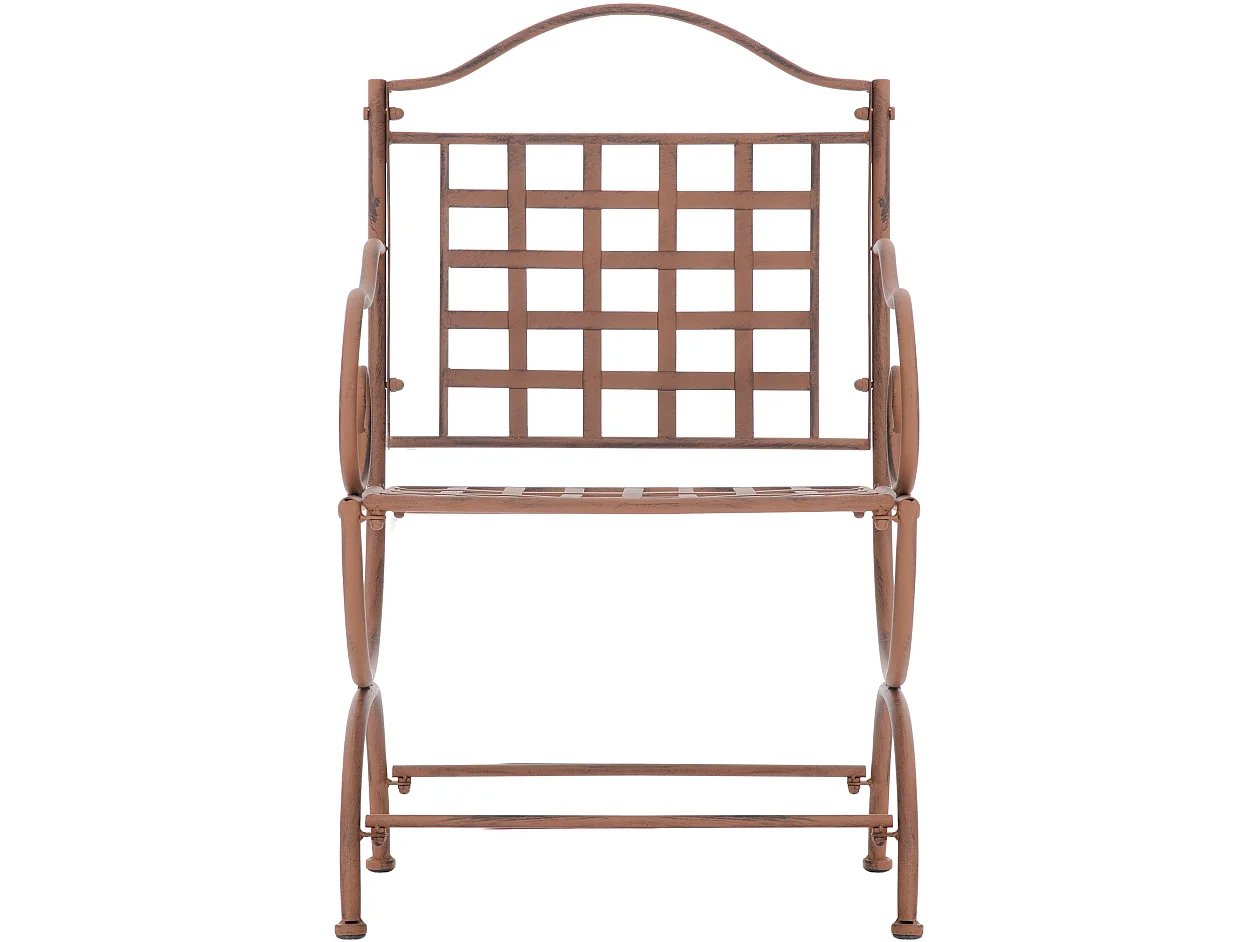 Chaises de jardin - Métal - Marron antique - Lotta