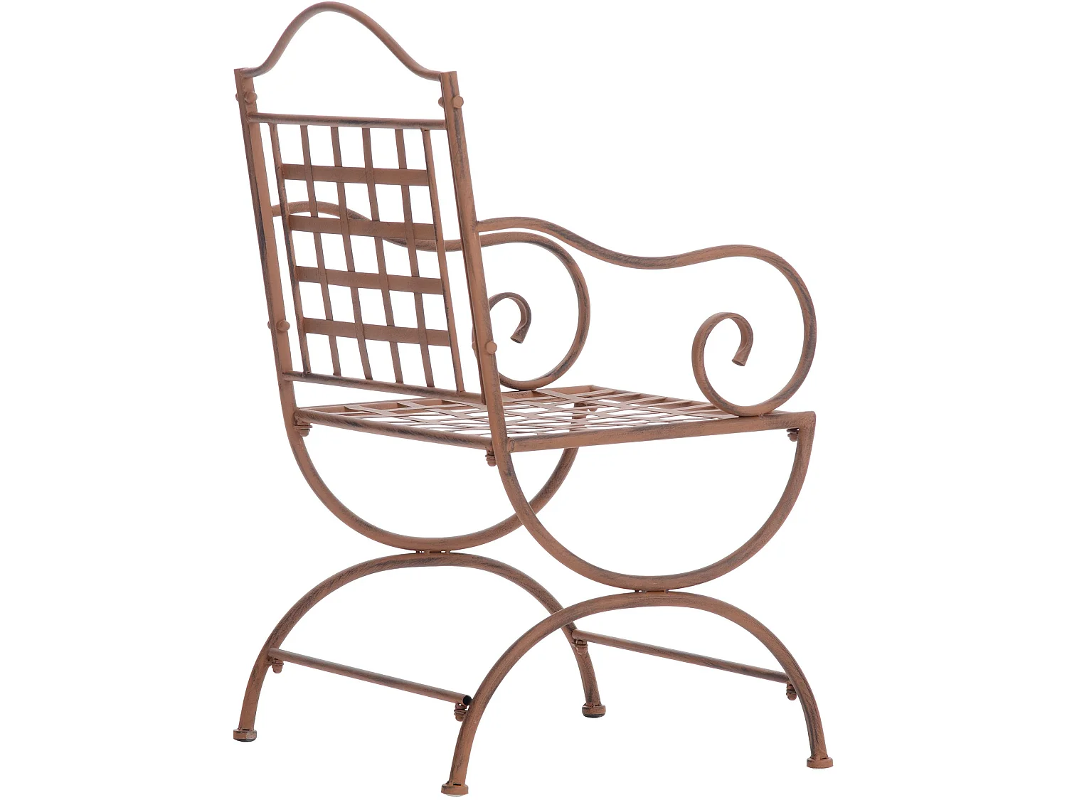 Chaises de jardin - Métal - Marron antique - Lotta