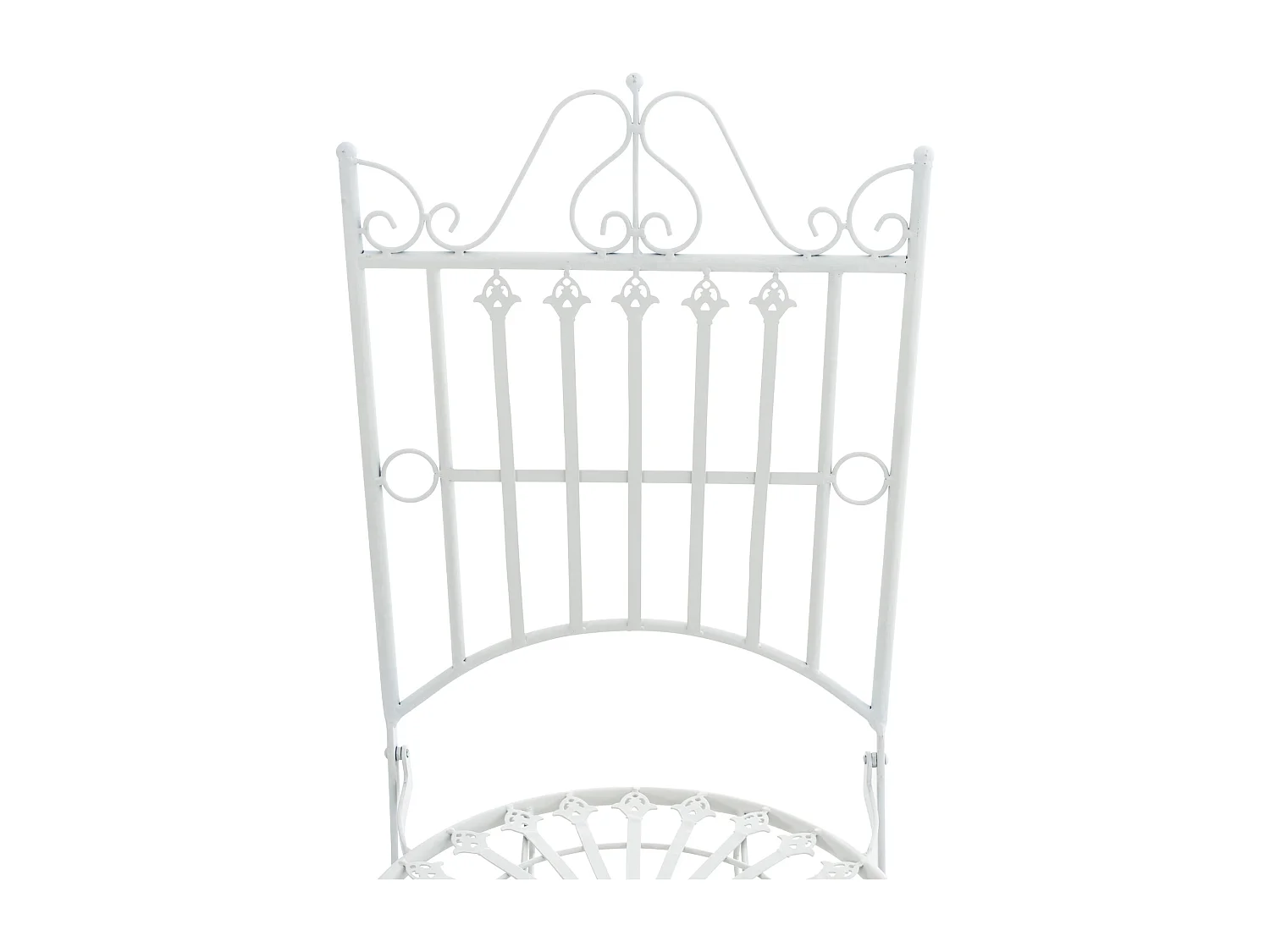 Chaises de jardin - Métal & Métal - Blanc - Sadao