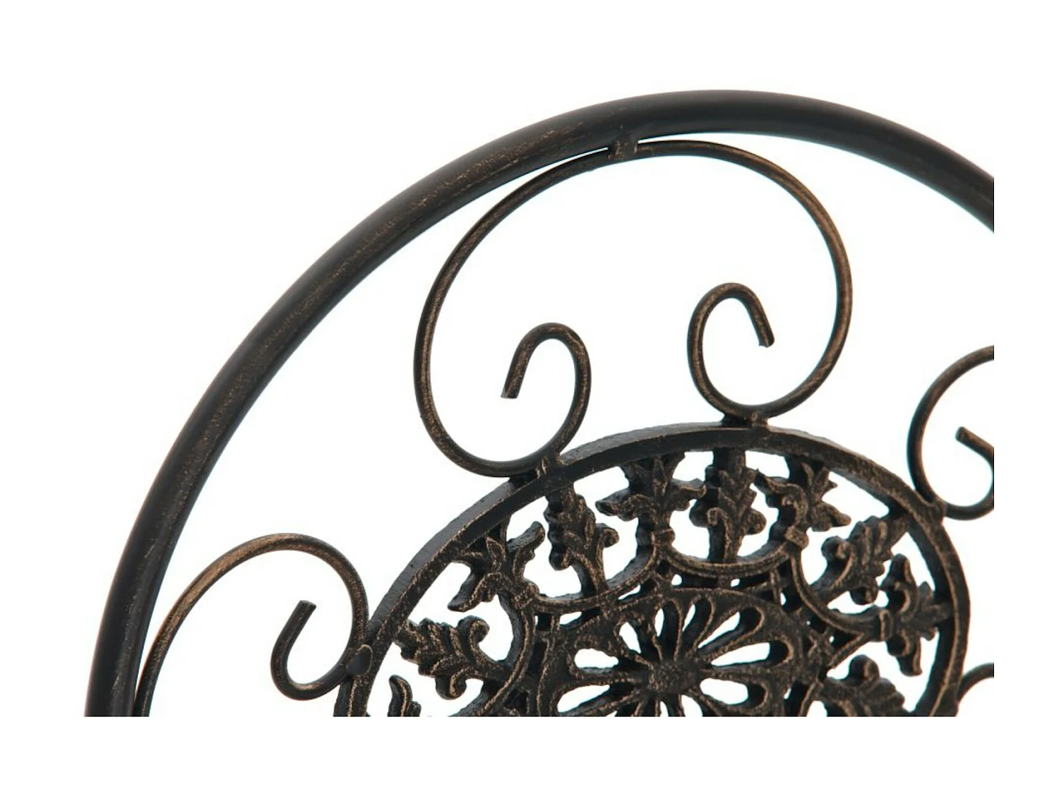 Lot de 2  Chaises de jardin - Métal & Métal - Bronze - Mani