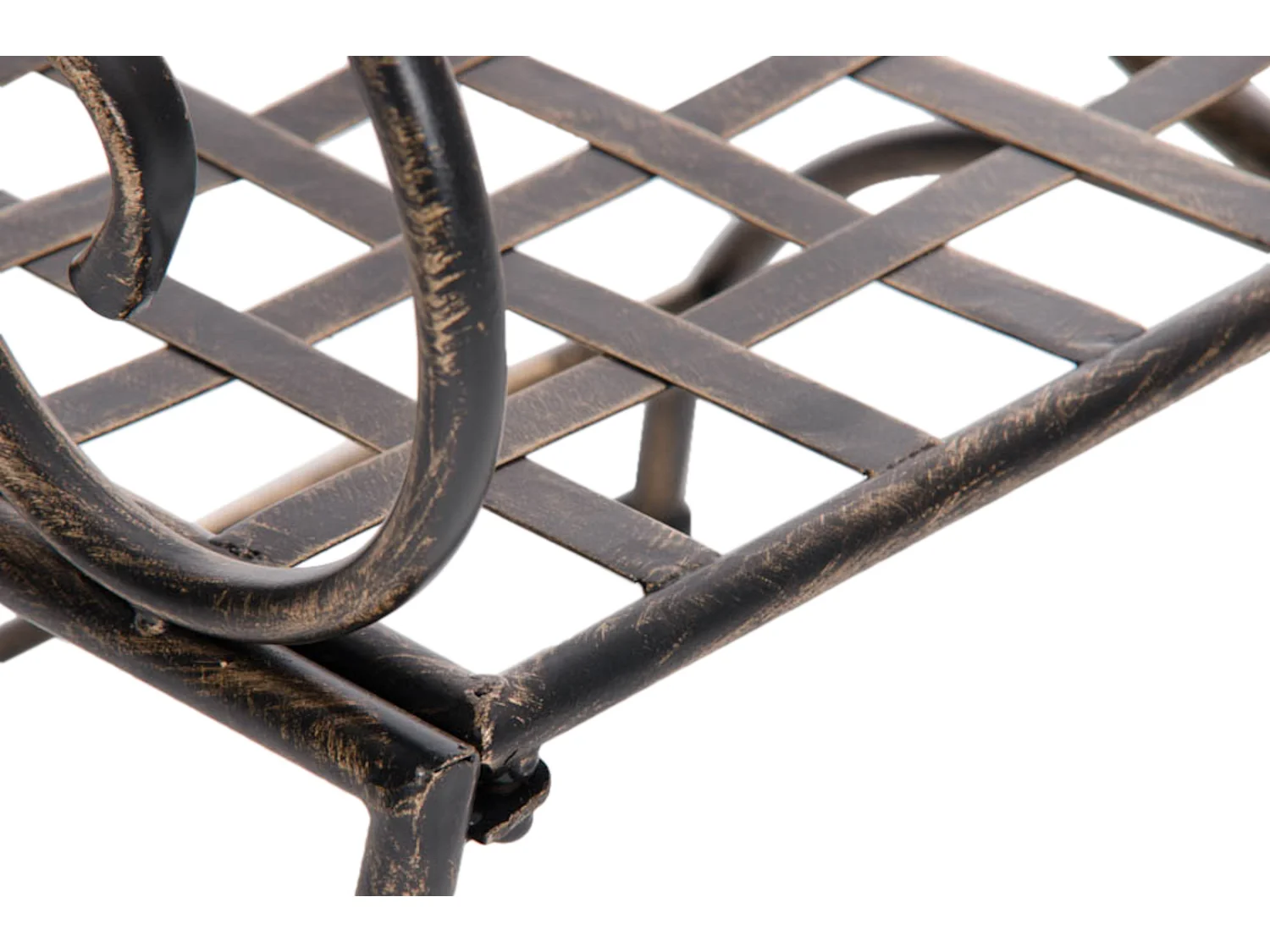 Lot de 4  Chaises de jardin - Métal & Métal - Bronze - Lotta