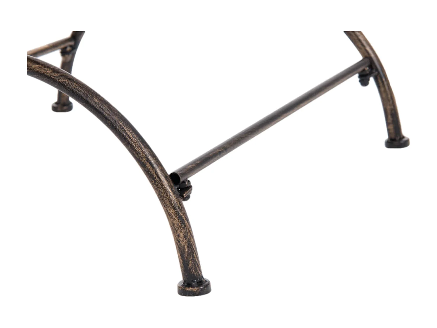 Lot de 4  Chaises de jardin - Métal - Bronze - Lotta