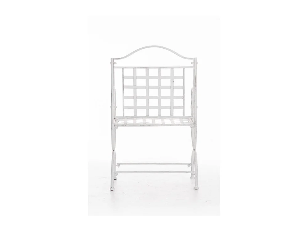 Chaises de jardin - Métal - Blanc antique - Lotta