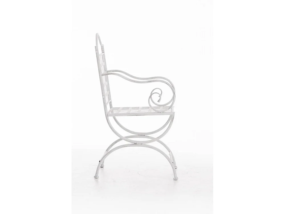 Chaises de jardin - Métal - Blanc antique - Lotta