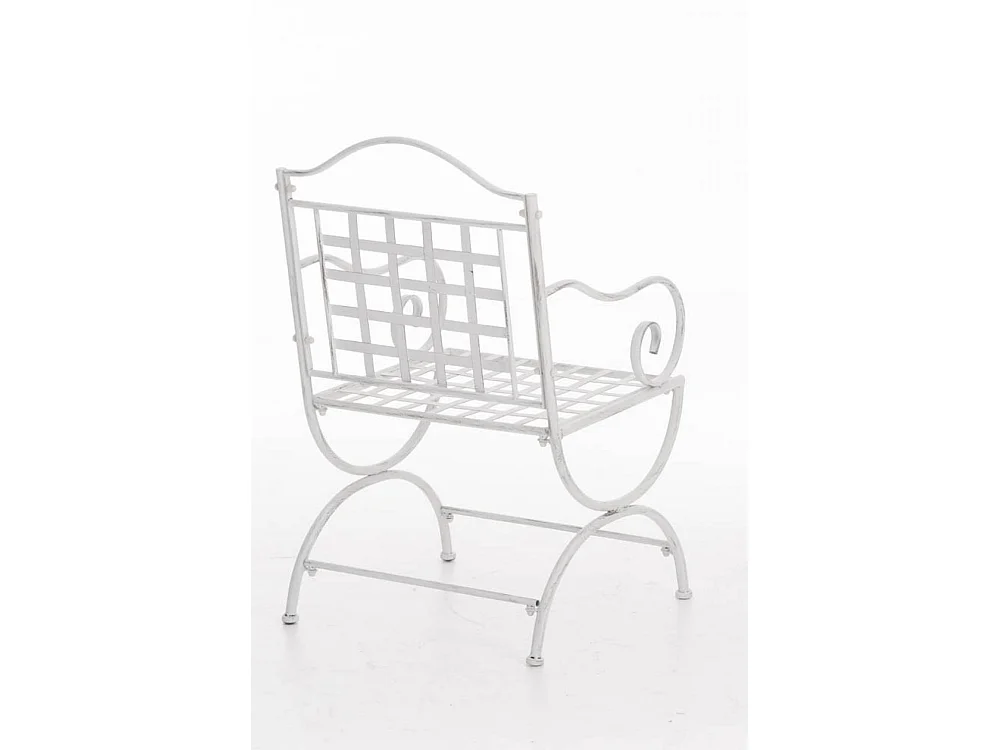 Chaises de jardin - Métal - Blanc antique - Lotta