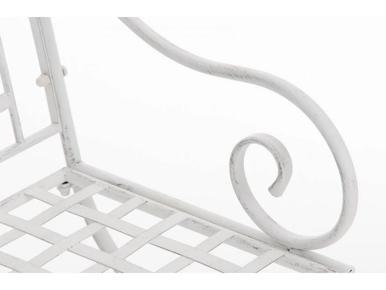 Chaises de jardin - Métal - Blanc antique - Lotta