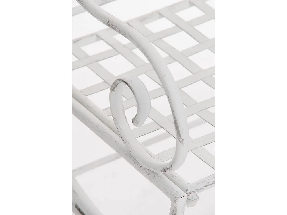 Chaises de jardin - Métal - Blanc antique - Lotta