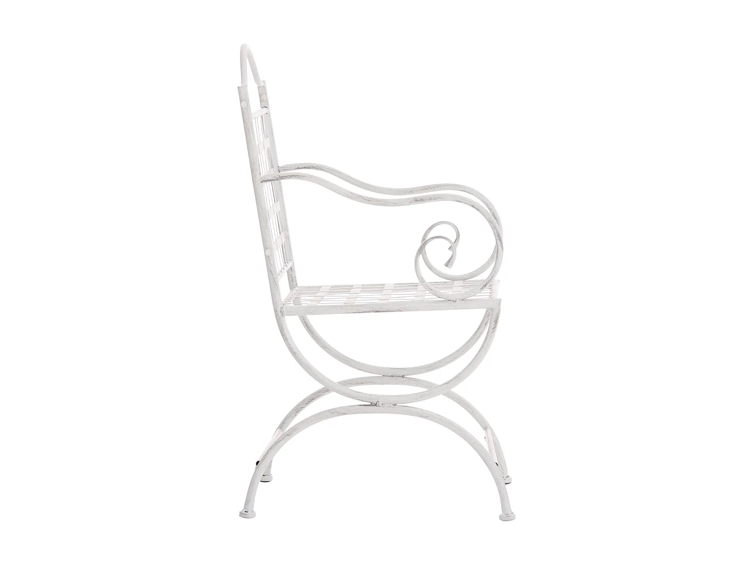 Chaises de jardin - Métal - Blanc antique - Lotta