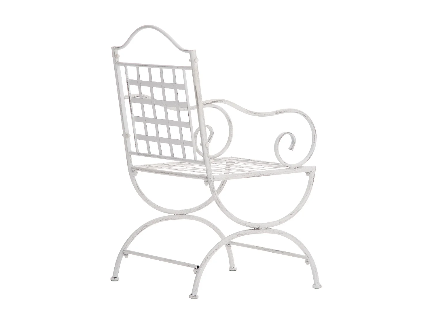 Chaises de jardin - Métal - Blanc antique - Lotta