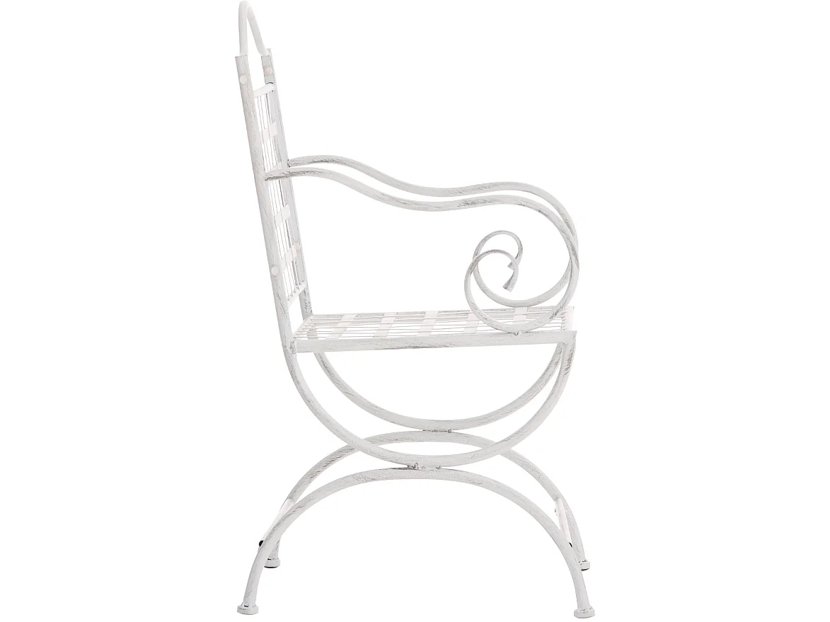Chaises de jardin - Métal - Blanc antique - Lotta