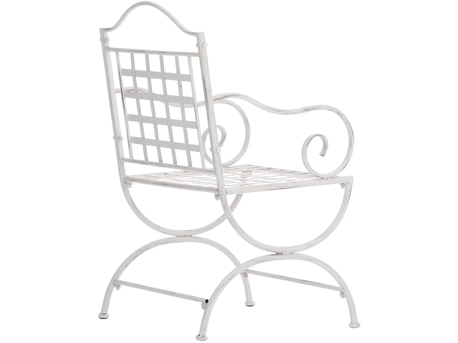 Chaises de jardin - Métal - Blanc antique - Lotta