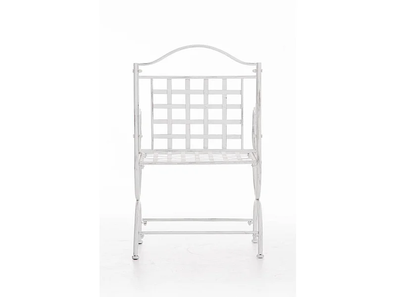 Chaises de jardin - Métal - Blanc antique - Lotta
