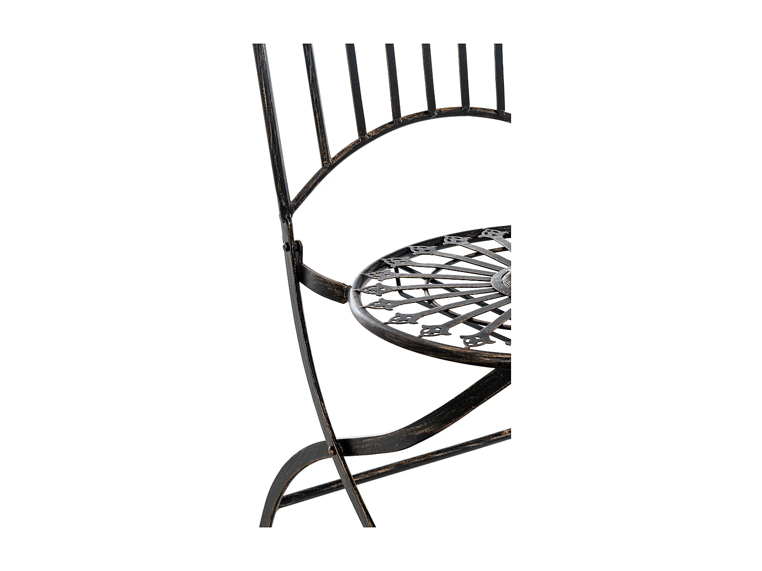 Chaises de jardin - Métal & Métal - Bronze - Sadao
