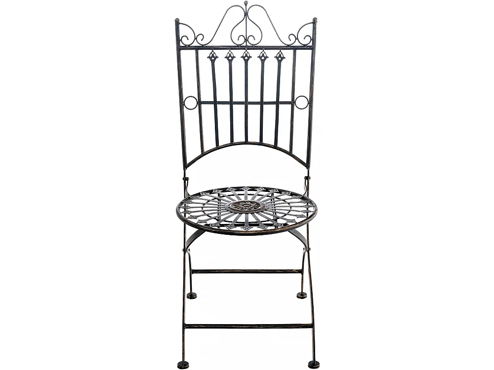 Chaises de jardin - Métal - Bronze - Sadao