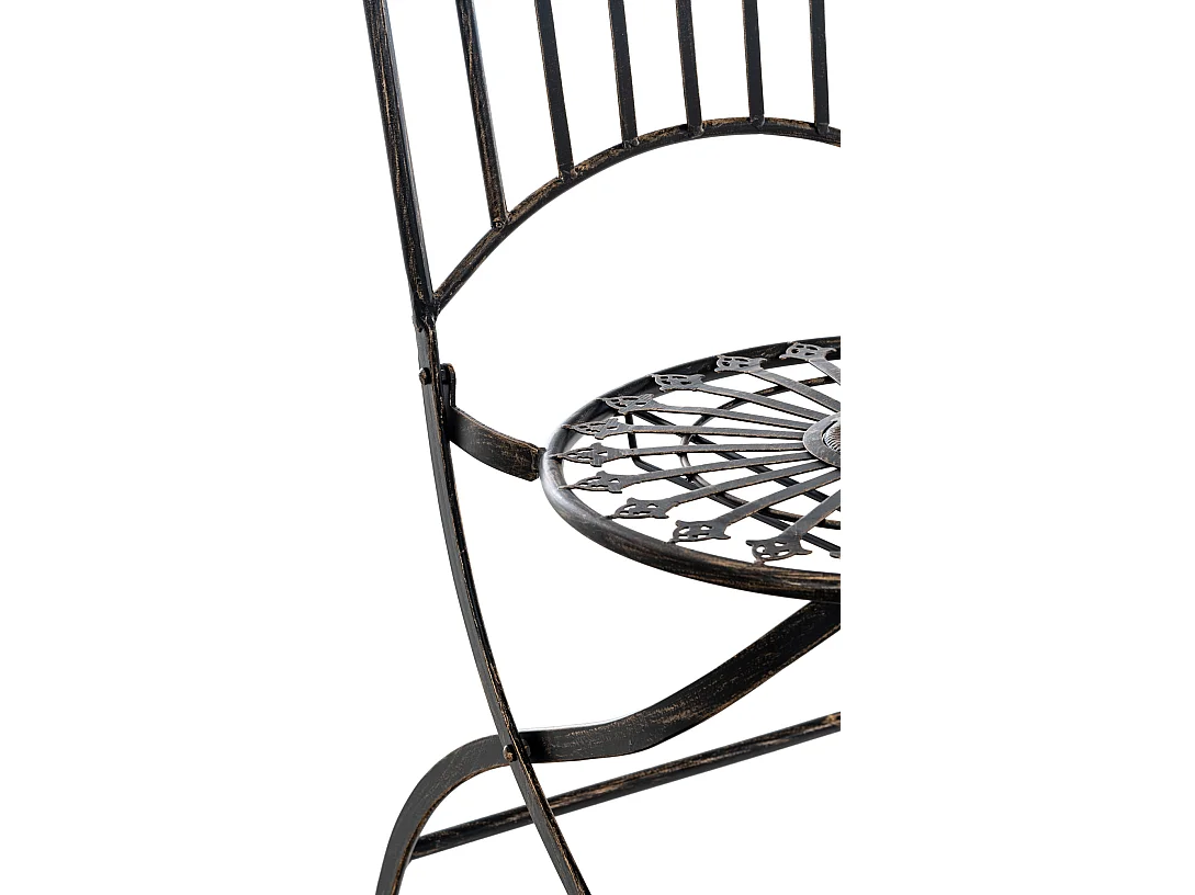 Chaises de jardin - Métal - Bronze - Sadao