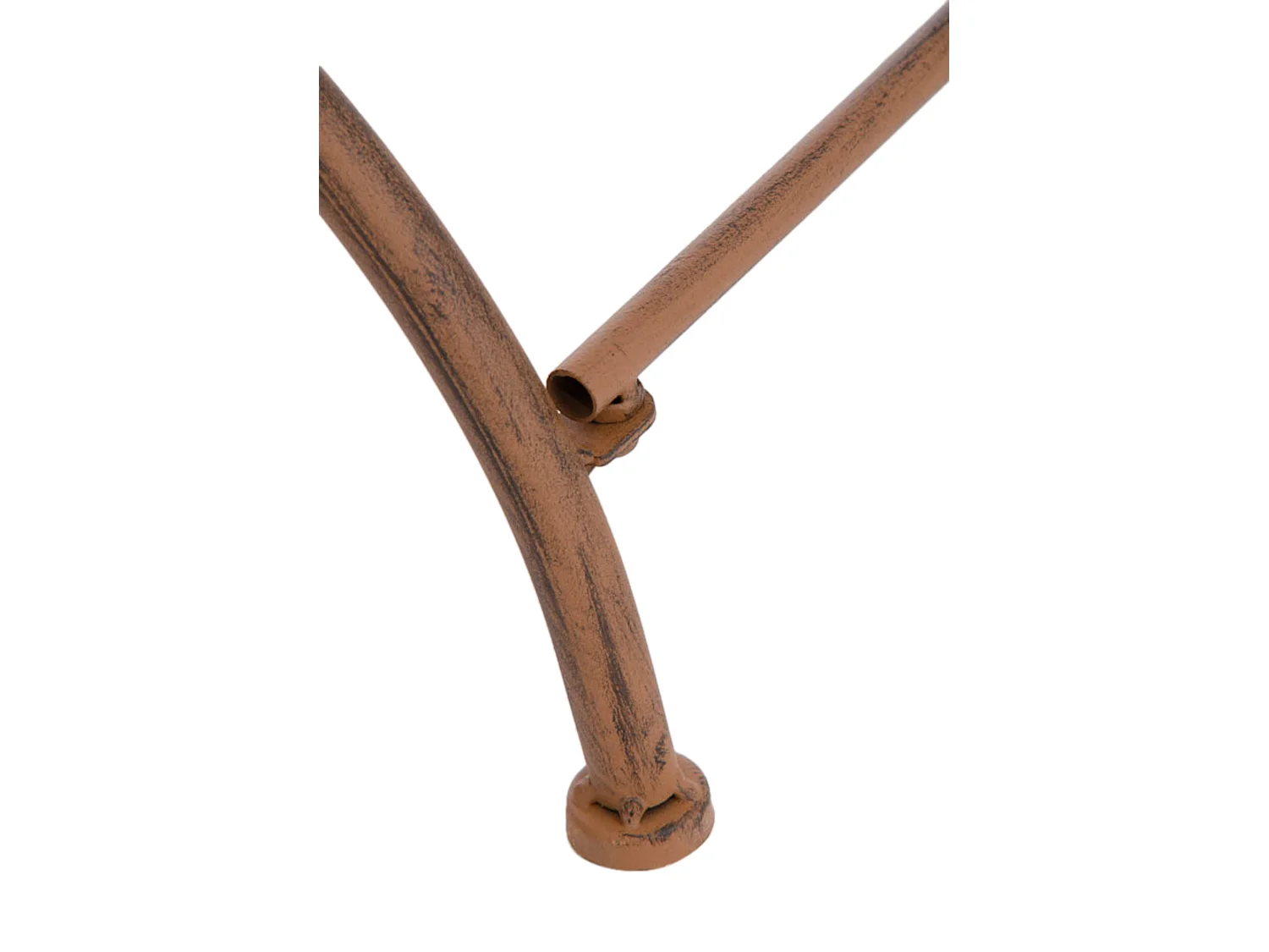 4er Set Gartenstuhl - Metall - antik braun - Lotta