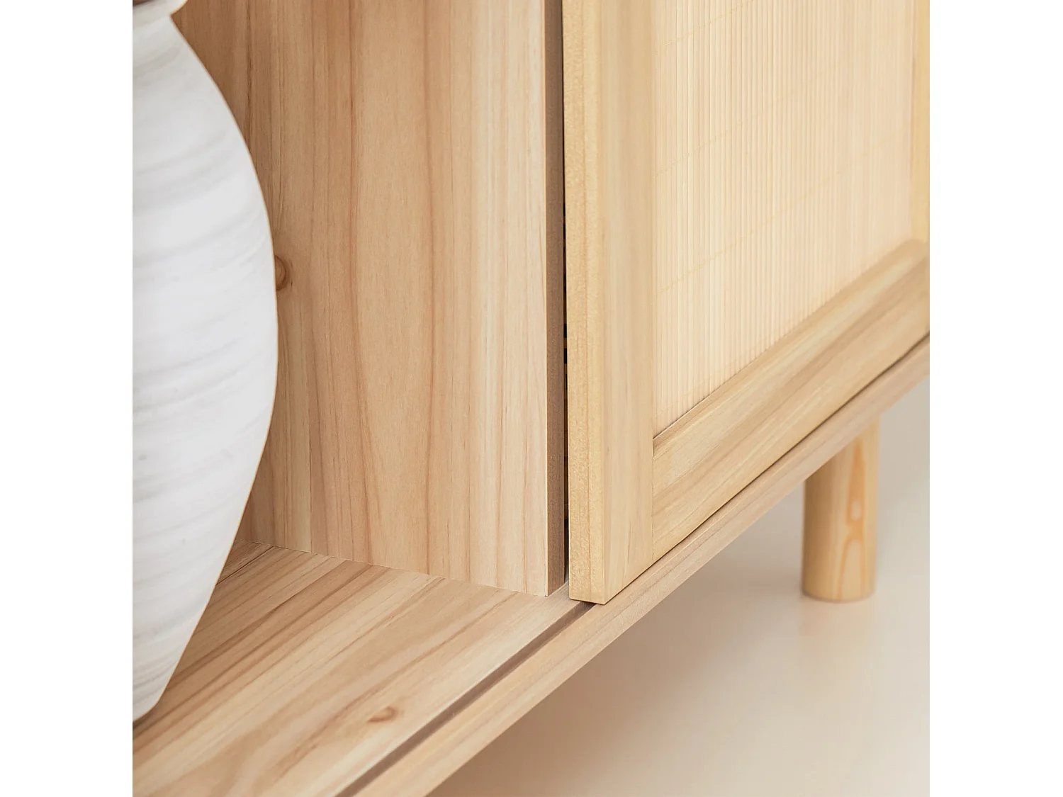 SoBuy FSB87-N Buffet avec 2 Portes Coulissantes Commode | Prévente