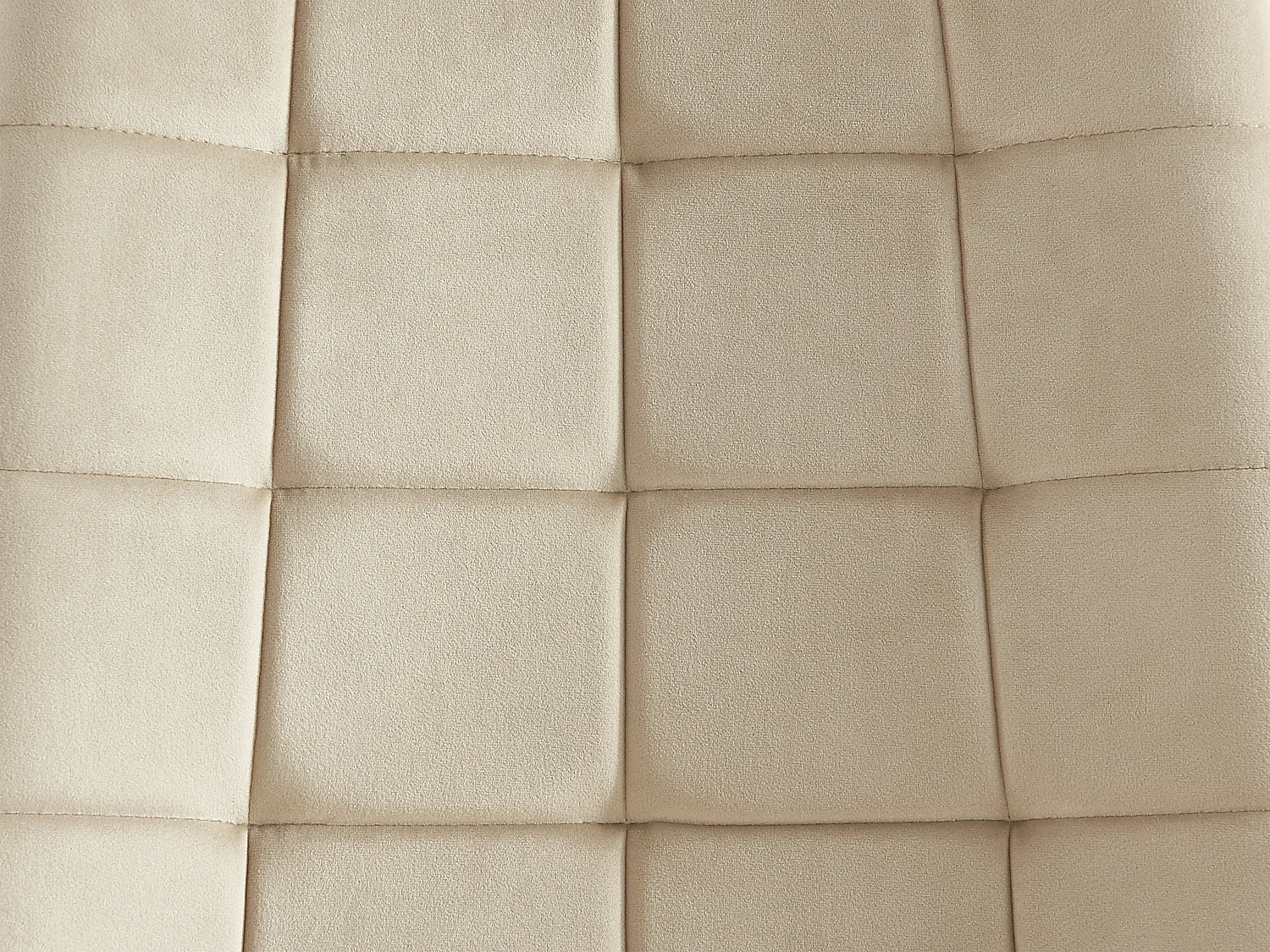 Polsterstuhl 2er-Set - Samt & goldfarbenes Metall - Beige - OLLUA