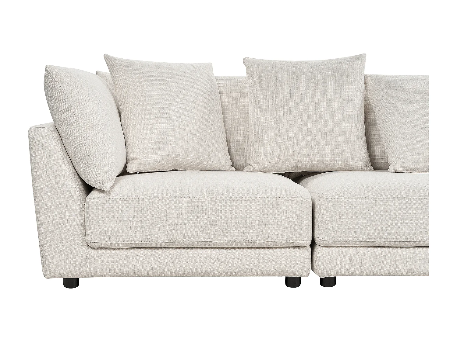 Sofá SIGTUNA Tela Blanco crema 3 plazas