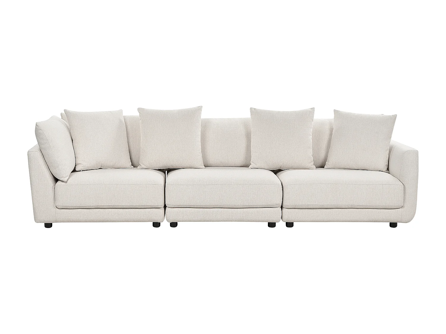 Sofá SIGTUNA Tela Blanco crema 3 plazas