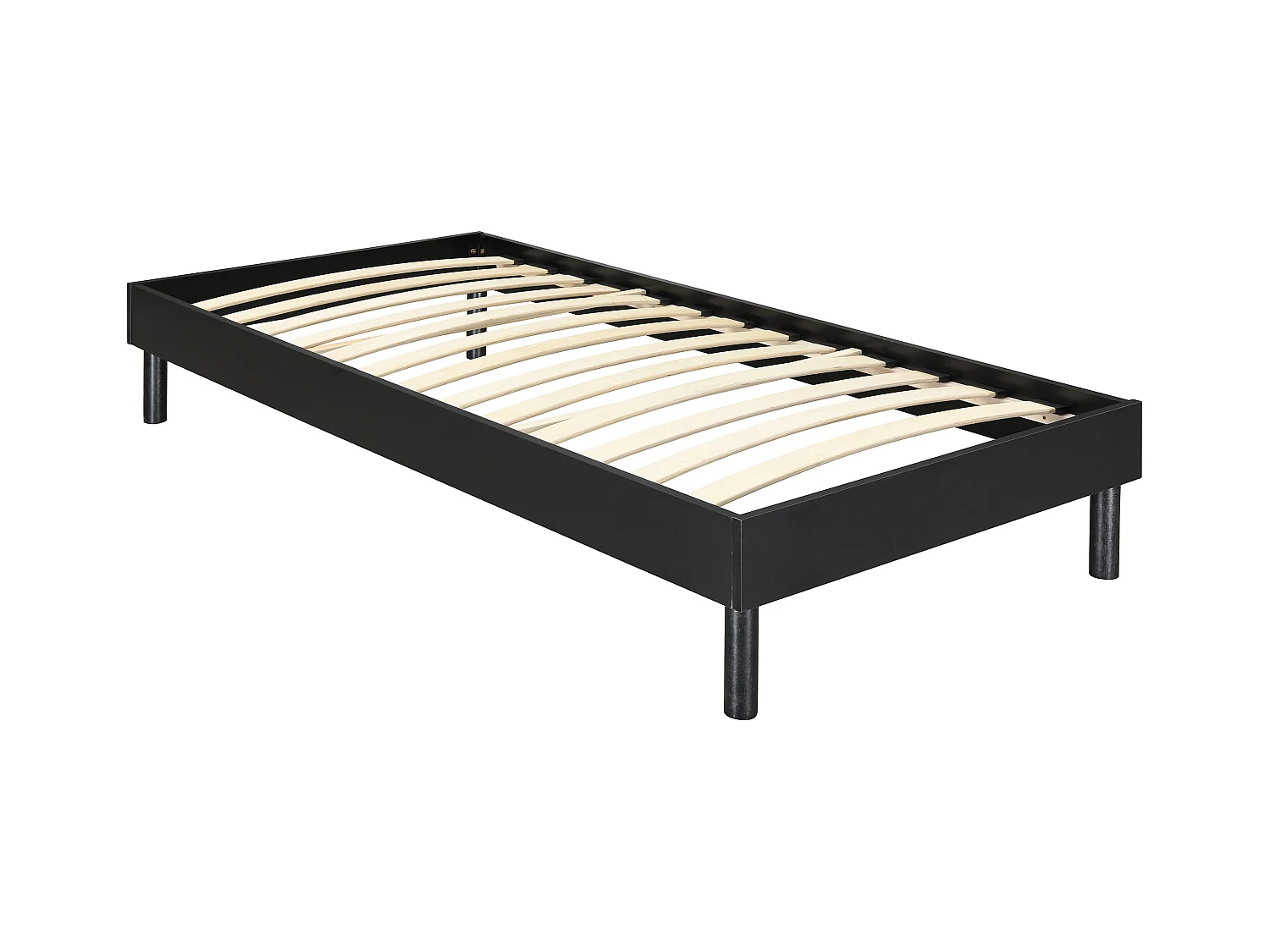 Somier de láminas 90 x 190 cm - Negro - MUCHIGAN de YSMÉE