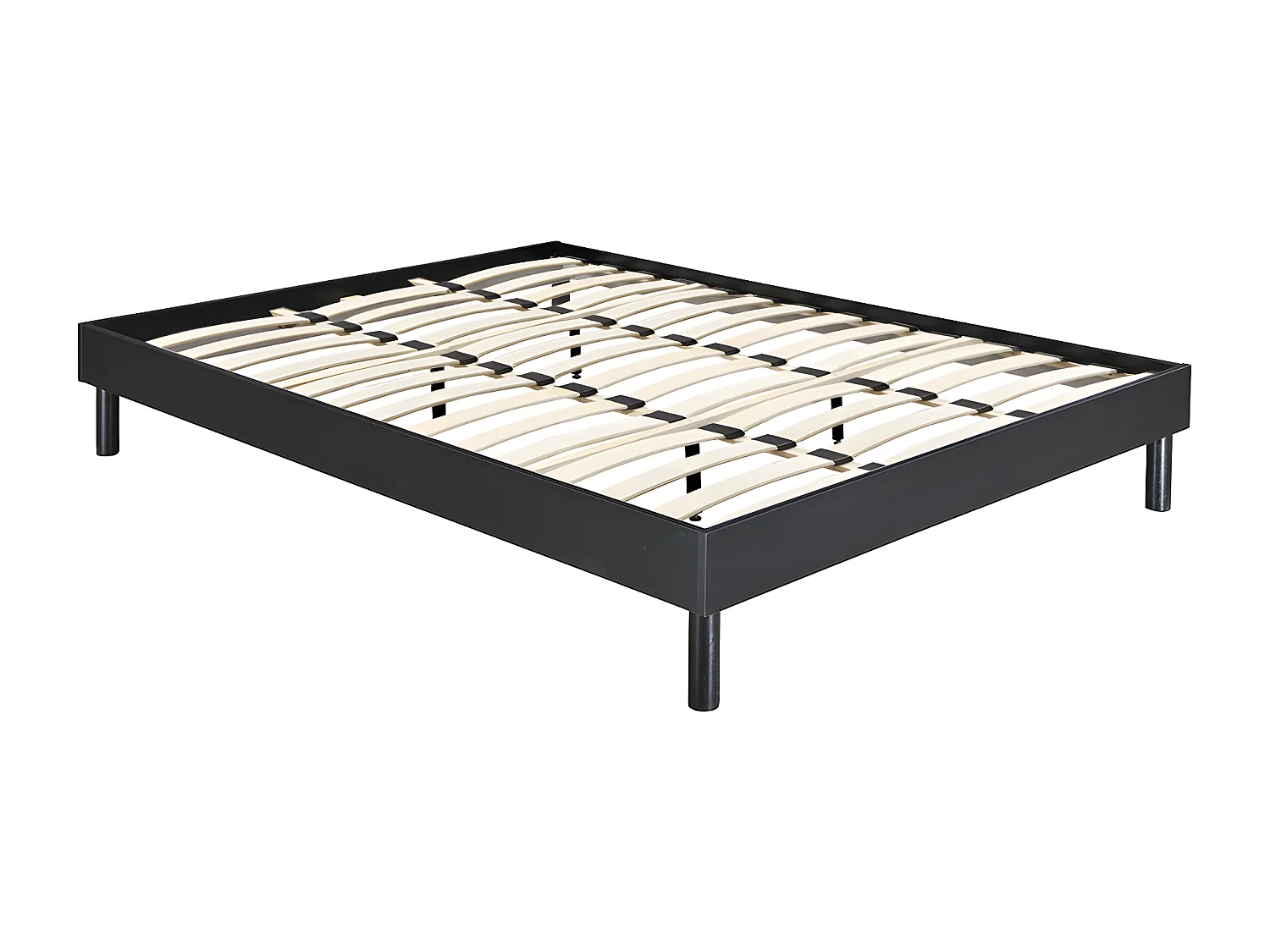 Lattenbodem 180 x 200 cm - Zwart - MUCHIGAN van YSMÉE