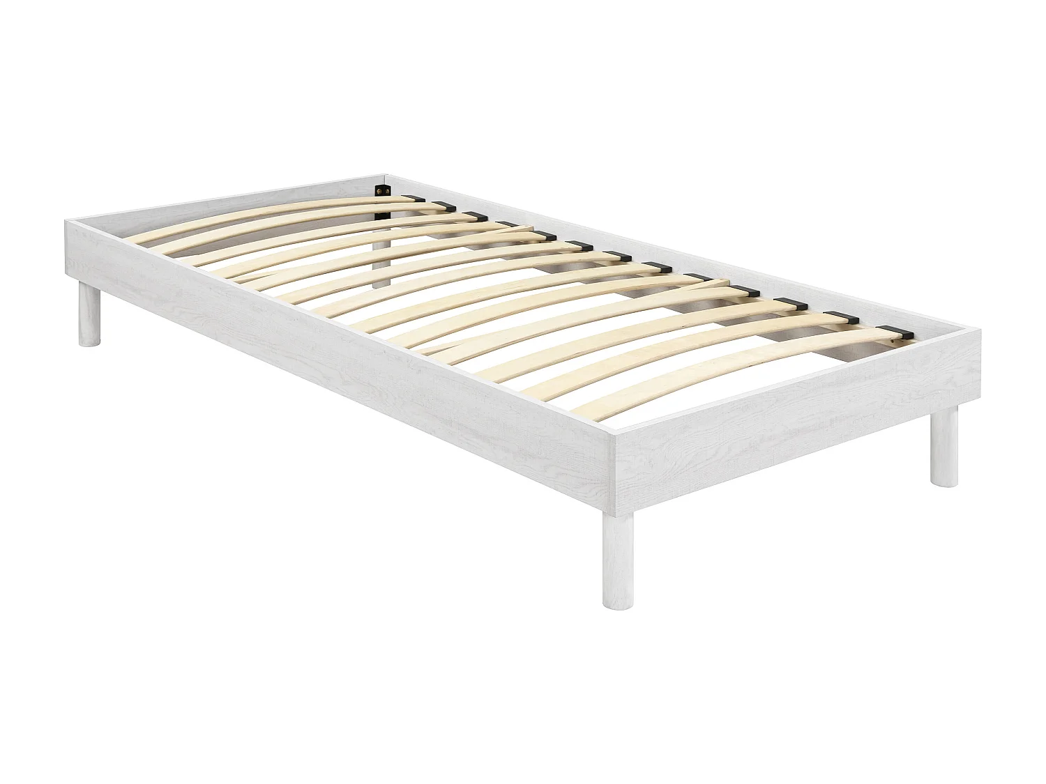 Ribbottensäng 90 x 190 cm - Vit - MUCHIGAN från YSMÉE