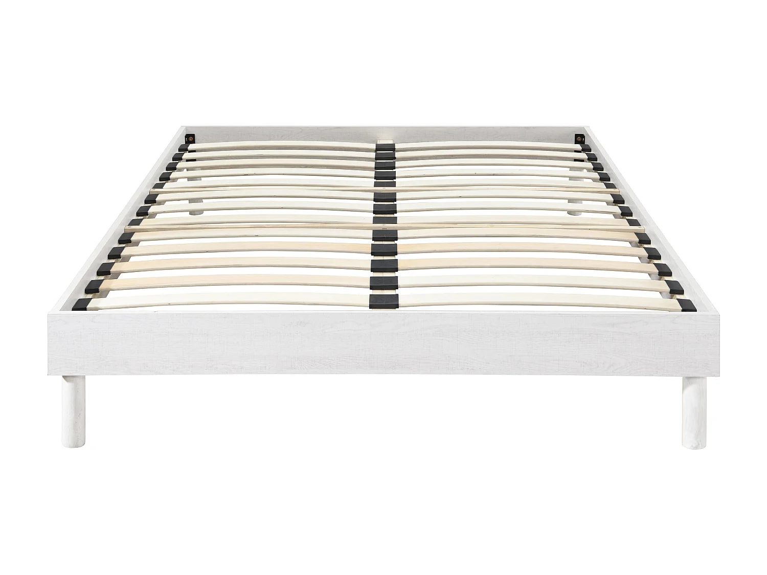 Sommier à lattes 160 x 200 cm - Blanc - MUCHIGAN de YSMÉE