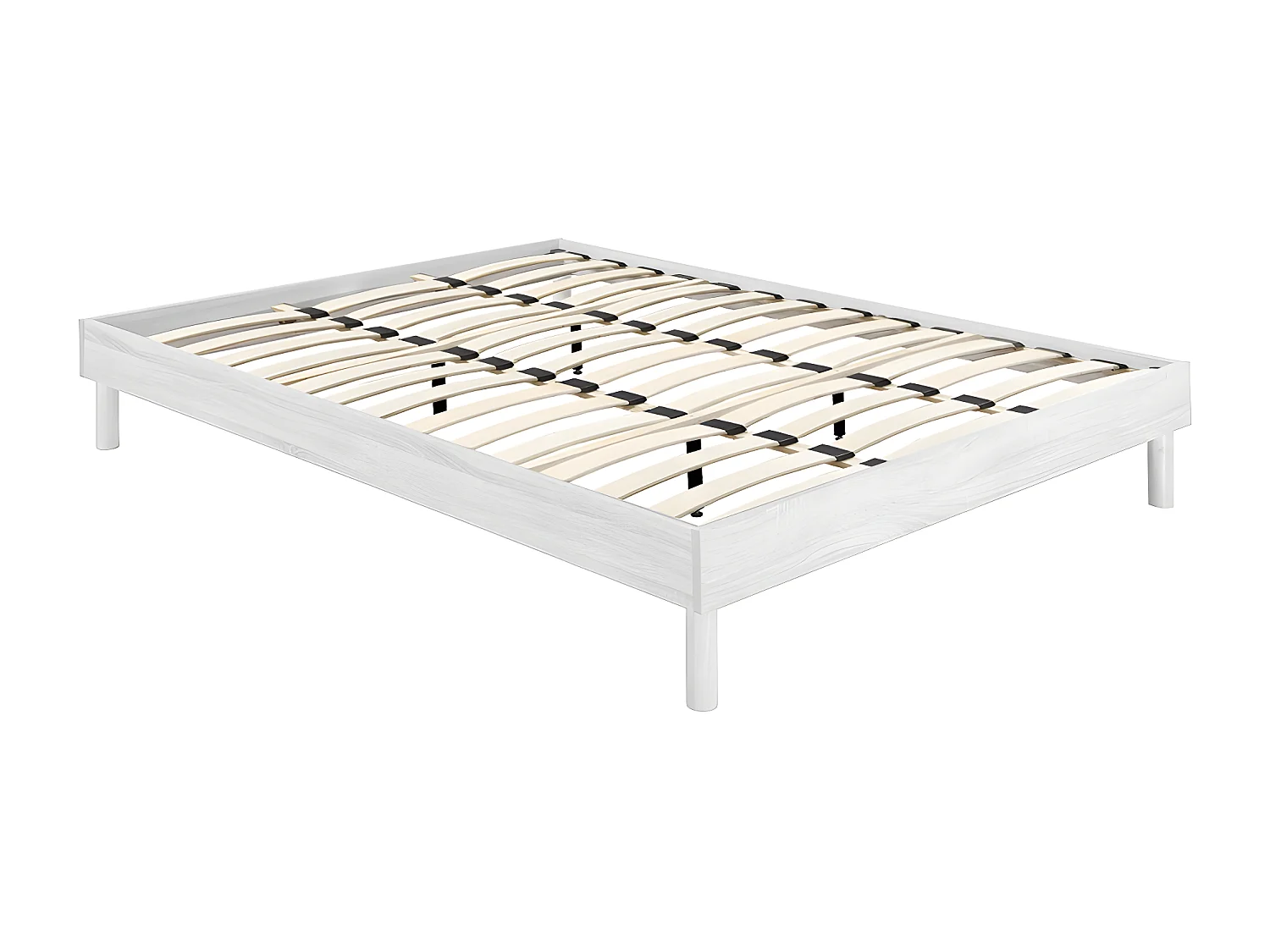 Sommier à lattes 180 x 200 cm - Blanc - MUCHIGAN de YSMÉE