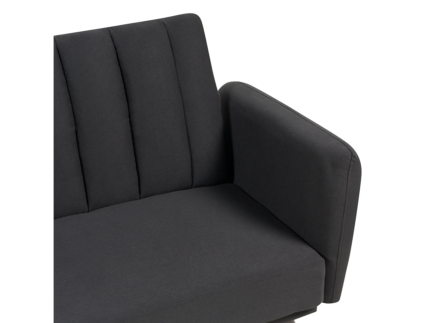 Sofa rozkładana VIMMERBY Czarny dla 3 osób